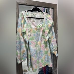 For love and lemons dress and cardigan